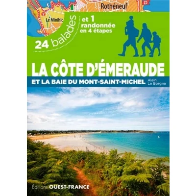 Abbildung von la Côte d&#039;Émeraude et Baie du Mont Saint Michel 24 balades: balades 1 randonnée en 4 étapes