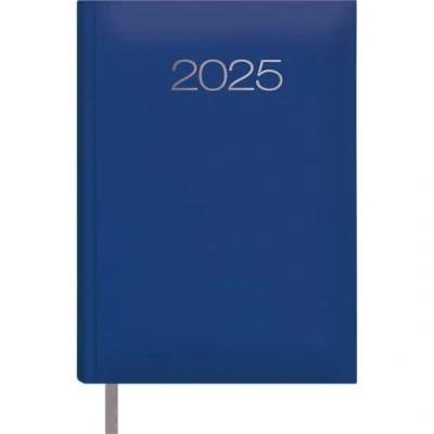 Abbildung von Dohe Kalender 2025, portugiesisch, Tag pro Seite, A5 (14 x 20 cm), 12 Monate Januar bis Dezember, fester Einband, Jahresplaner, Büromaterial Blau
