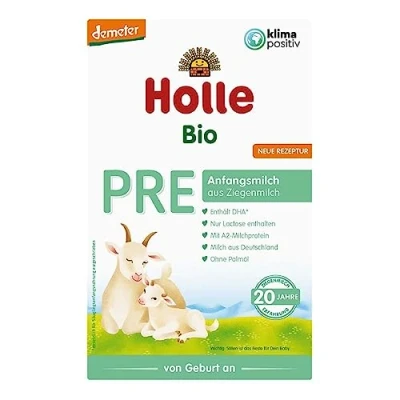 Abbildung von Holle Babyfood Bio Anfangsmilch, PRE aus Ziegenmilch von Geburt an, 400g (12)