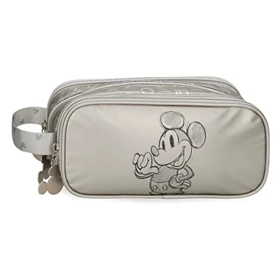 Abbildung von Disney Mickey 100 Triple Case Grau 22x10x9 cm Polyester