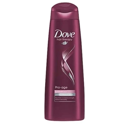 Abbildung von 6 x Dove Hair Therapy Shampoo Pro Age zur Pflege trockener Haare 250 ml