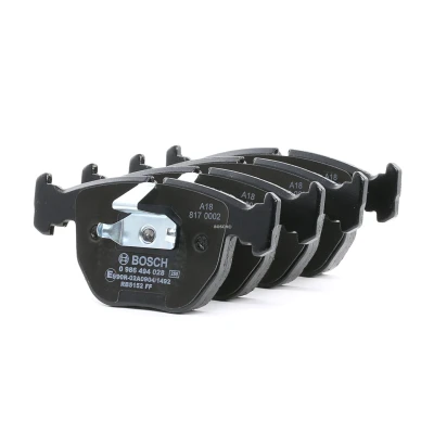 Abbildung von BOSCH 0 986 494 028 Bremsbelagsatz Low Metallic mit Kolbenclip, Anti Quietsch Blech BMW: X5, 5 Limousine, 7