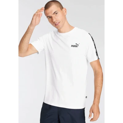 Abbildung von Puma ESS TAPE Tshirt print, Herren, Größe: XL, White