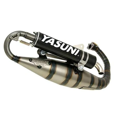 Abbildung von Auspuff Yasuni Carrera 16 Carbon für Minarelli stehend
