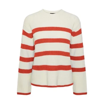 Abbildung von Pieces Pcsabina LS NOOS Strickpullover, Damen, Größe: XL, Cloud dancer 2