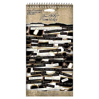 Abbildung von Idea ology Tim Holtz Metallic Sticker Book (TH94134)