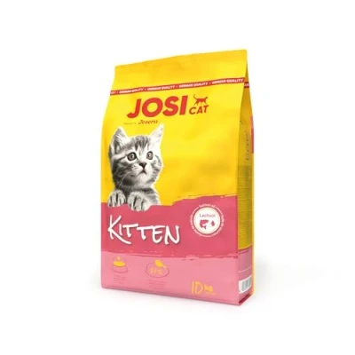 Abbildung von JosiCat Kitten (1 x 10 kg) Junior Premium Trockenfutter für wachsende sowie tragende &amp; säugende Katzen mit hohem Energiegehalt wertvollem Lachsöl Vitaminen Powered by JOSERA 1er Pack