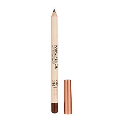 Abbildung von GRN [GRÜN] Biokosmetik Kajal Pencil brown mud softe Mine, hohe Pigmentierung cremige Textur vegan talkfrei 1,1 g