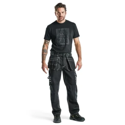 Abbildung von Blaklader 15301370 Handwerker Hose, Schwarz, grootte C58