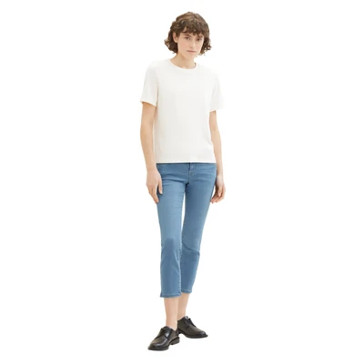 Abbildung von TOM Tailor Jeans Straight Leg, Damen, Größe: 33x26, Light stone bright blue denim