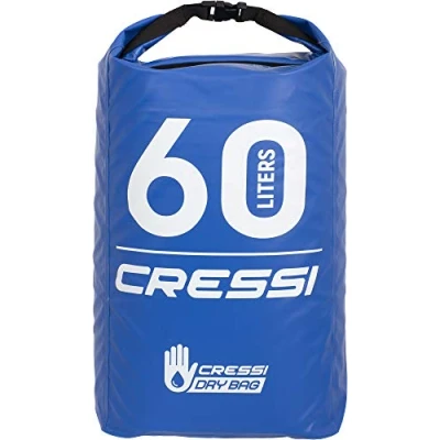 Abbildung von Cressi Dry Bag Wasserdichte Taschen mit langem verstellbaren Schulterriemen Für Tauchen, Bootfahren, Kajak, Angeln, Rafting, Schwimmen, Camping und Snowboarden