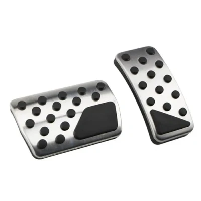 Abbildung von Auto Pedale Für Jeep Compass MP 2017 2018 2019 2020 2021 2022 Gas Bremse Edelstahl Rest Fuß Pedal Abdeckung at Bremspedal