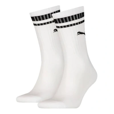 Abbildung von Puma NEW CREW Heritage 2 PACK Socken, Größe: 35 38, White