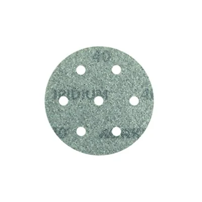 Abbildung von Mirka Iridium Premium Schleifpapier Ø 90mm Klett 7 Loch, Korn 40, 50 Stk / Zum Schleifen von Lack, Spachtel, Grundierung, Holz, Stahl, Mineralwerkstoffe, Kunststoff