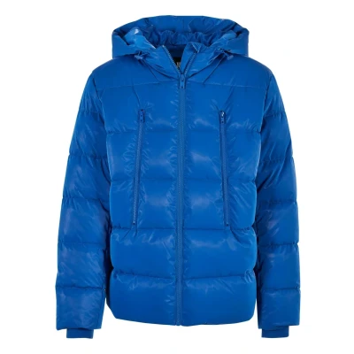 Abbildung von Urban Classics Shark SKIN Puffer Winterjacke, Herren, Größe: Large, Royal