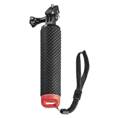 Abbildung von Hama Schwimmgriff &quot;2in1&quot;, Schwarz Kamerahalterung, (Gewinde/Anschluss: GoPro Geeignet für: ActionCam)