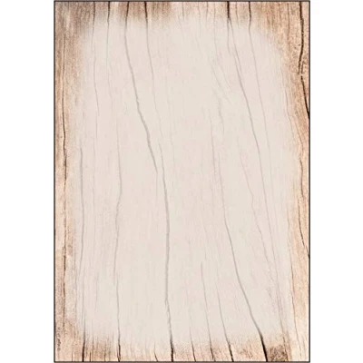 Abbildung von SIGEL DP128 Hochwertiges Struktur Papier, Holzdesign, 90 g, A4, 50 Blatt, Briefpapier, Speisekarte, aus nachhaltigem Papier
