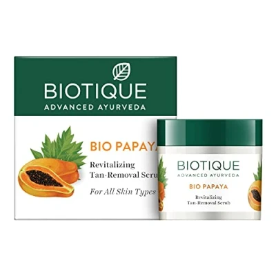Abbildung von Revitalisierendes Biotique Bio Papaya Braüne Entfernungs Peeling für alle Hauttypen, 75 g