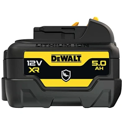 Abbildung von DeWALT Akku DCB126G XJ 12V 5Ah, Li Ion, Ersatzakku, Wechselakku 10,8 und 12 Volt, Kapazitätsanzeige