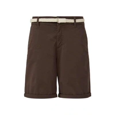 Abbildung von s.Oliver Shorts mit geflochtenem Gürtel und Garment Dye Mokka 38