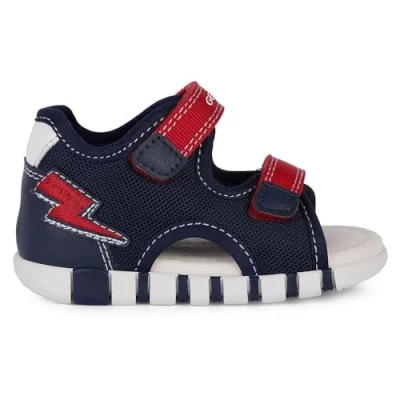 Abbildung von Geox Iupidoo Trekkingsandale für Kinder, Größe: 24, Blau Schuhe