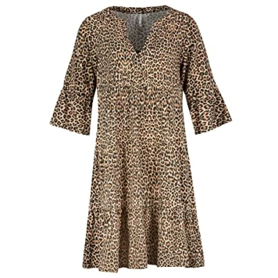 Abbildung von Sublevel Strandkleid Damen Kleid Sommerkleid 100% Viskose MIT VOLANTS