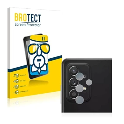 Abbildung von BROTECT Schutzglas für Samsung Galaxy A52 / 5G (nur Kamera) Schutzfolie Panzer Folie Glas [Extrem Kratzfest 9H, Anti Fingerprint, Ultra Transparent]