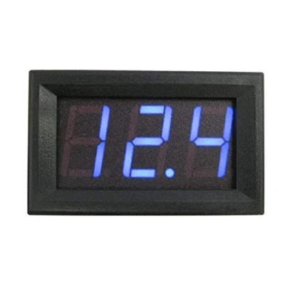 Abbildung von ARCELI 0,56 &#039;&#039; DC 0 30 V Digital Voltmeter Spannung Tester Gauge Helle Led anzeige 3 Drähte Volt Meter für Motorrad Auto Motor Panel Mount Blau