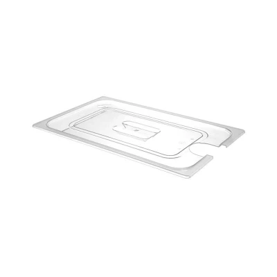 Abbildung von Hendi GN Deckel 1/1 mit Aussparung rund für iVide Sous Vide Stab 2.0 PC Kunststoff 530 x 325 mm,