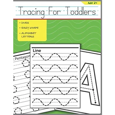 Abbildung von Tracing For Toddlers: Beginner to Lines, Shape &amp; ABC Letters (Fun Kids Book, Band 1)