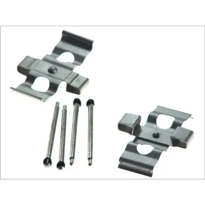 Abbildung von QUICK BRAKE 109 1635 Zubehörsatz, Scheibenbremsbelag MERCEDES BENZ: W124 Coupe, SL Cabrio, E Klasse T modell