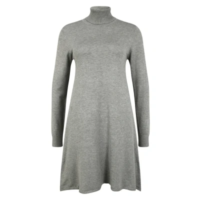 Abbildung von Oxmo Oxwinala Strickkleid, Damen, Größe: Large, Medium grey melange