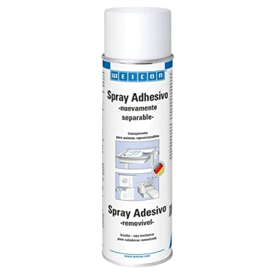 Abbildung von WEICON Klebstoff Sprühkleber wieder lösbar, für leichte Materialen, 500 ml, Lösbar
