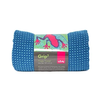 Abbildung von bodhi Sporthandtuch Yogatuch GRIP ² Zweifarbig blau/aqua