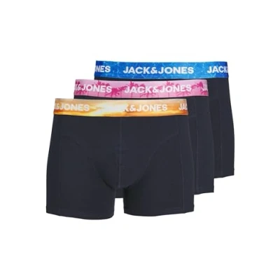 Abbildung von Jack &amp; Jones 3 PACK Panties, Herren, Größe: Medium, Navy blazer
