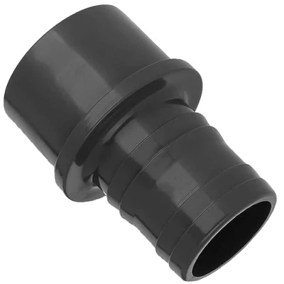 Abbildung von MegaHaustechnik Übergang auf Schlauchtülle für Stutzendurchmesser 25mm Tüllendurchmesser 12mm Klebe Fitting PVC U PE Kunststoff