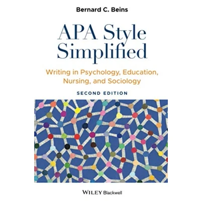 Abbildung von APA Style Simplified: Writing in Psychology, Education, Nursing, and Sociology