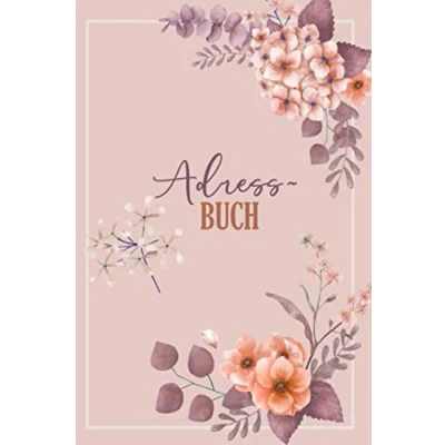Abbildung von Adressbuch: Telefonbuch zum Eintragen für alle Adressen, Telefonnummern, Mailadressen und Geburtstagskalender Adressbuchlein, Notizbuch Organizer, 6x9 Zoll, 108 Seiten