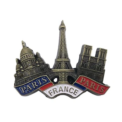 Abbildung von Frankreich 3D Metall Paris Turm Kühlschrank Magnet Reise Souvenirs Home und Küche Dekoration Magnetaufkleber Kollektion
