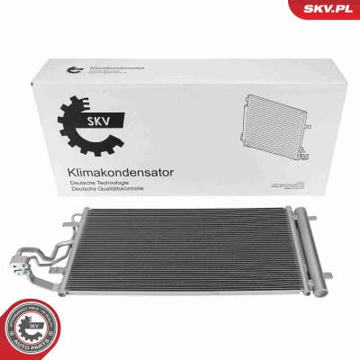 Abbildung von ESEN SKV 86SKV444 Klimakondensator mit Trockner Aluminium 720mm HYUNDAI: i30 III Kombi, Schrägheck