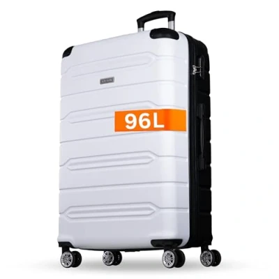 Abbildung von Nowi Rhodos 4 Rollen Trolley 75 CM Boardcase, Größe: One Size, Weiss sz