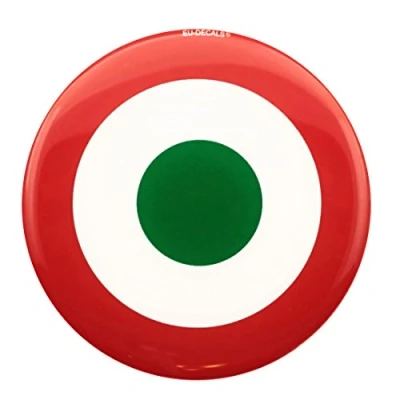 Abbildung von 90 mm italienische Luftwaffe Ziel Mod 3D Aufkleber vorne oder seitlich gewölbt
