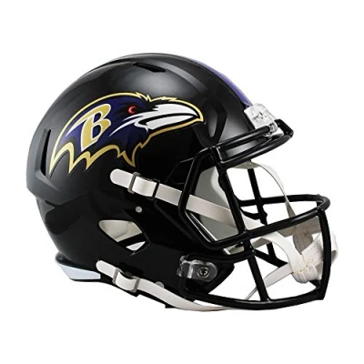 Abbildung von Riddell Geschwindigkeit Replica Helm Club Ravens