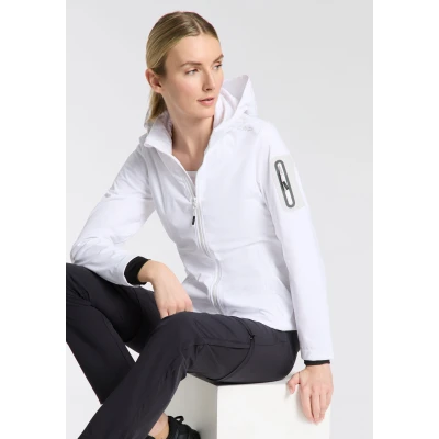 Abbildung von CMP Woman Jacket ZIP HOOD Softshelljacke, Damen, Größe: 36, Bianco/stone