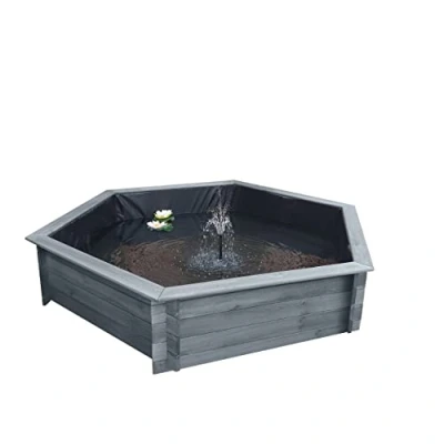 Abbildung von promadino Hochteich, BxTxH: 222x193x40 cm, 1100 l, mit Teichpumpe
