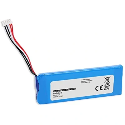 Abbildung von Ersatz Akku kompatibel mit JBL P5542100 P für Pulse 2, 3 [6000mAh 3.7V LiPo 100% kompatibel]