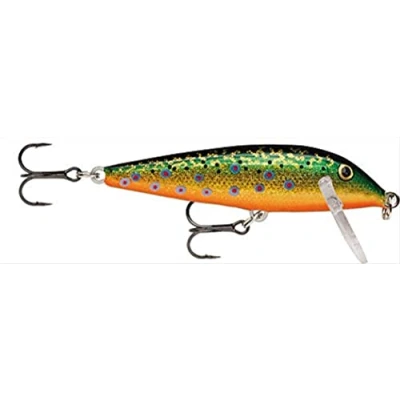 Abbildung von Rapala Countdown Angelköder Angelzubehör aus Balsaholz Süßwasser Spinnköder Lauftiefe 1.5 2.4m Fischköder 7cm, 8g Hergestellt in Estland Firetiger