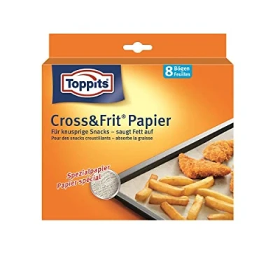Abbildung von Toppits Cross &amp; Frit Papier 8ST