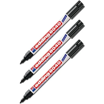 Abbildung von Edding Wäschemarker 8040 (3er Pack, Schwarz)