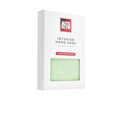Abbildung von Autoglym Innenhand Pads, 2 Stück, Auto Reinigungspads, Heben Schmutz mit Leichtigkeit, bequemer Griff, sanft zu Leder, Kunststoff, Vinyl und Polstern